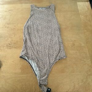 Gaze cheetah print body suit